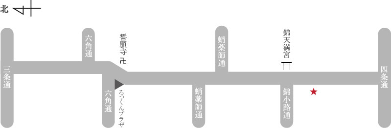 E.S.P.京都アクセスマップ