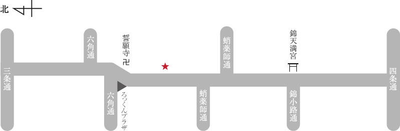 フラミンゴ 京都店アクセスマップ