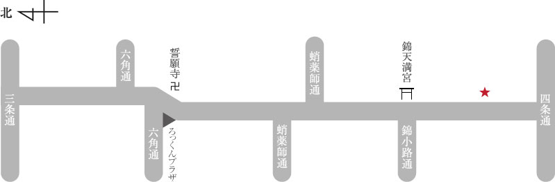 京極 井和井アクセスマップ