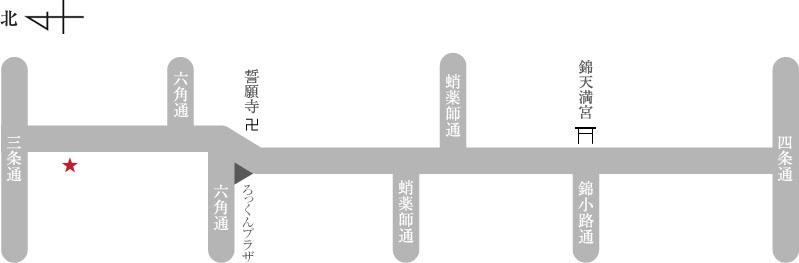 京和堂アクセスマップ