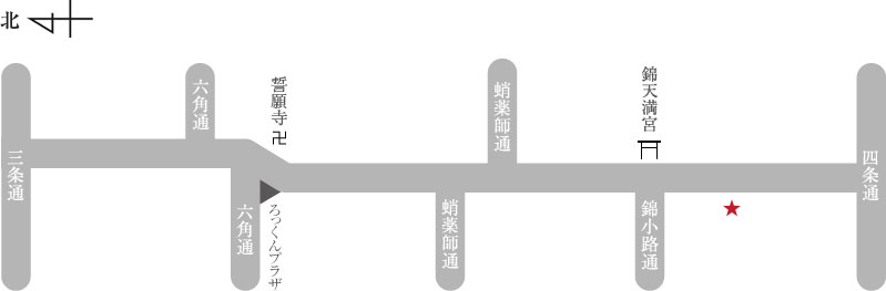 ringram 京都店アクセスマップ