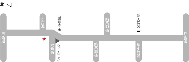 スターバックス コーヒー 京都新京極店アクセスマップ